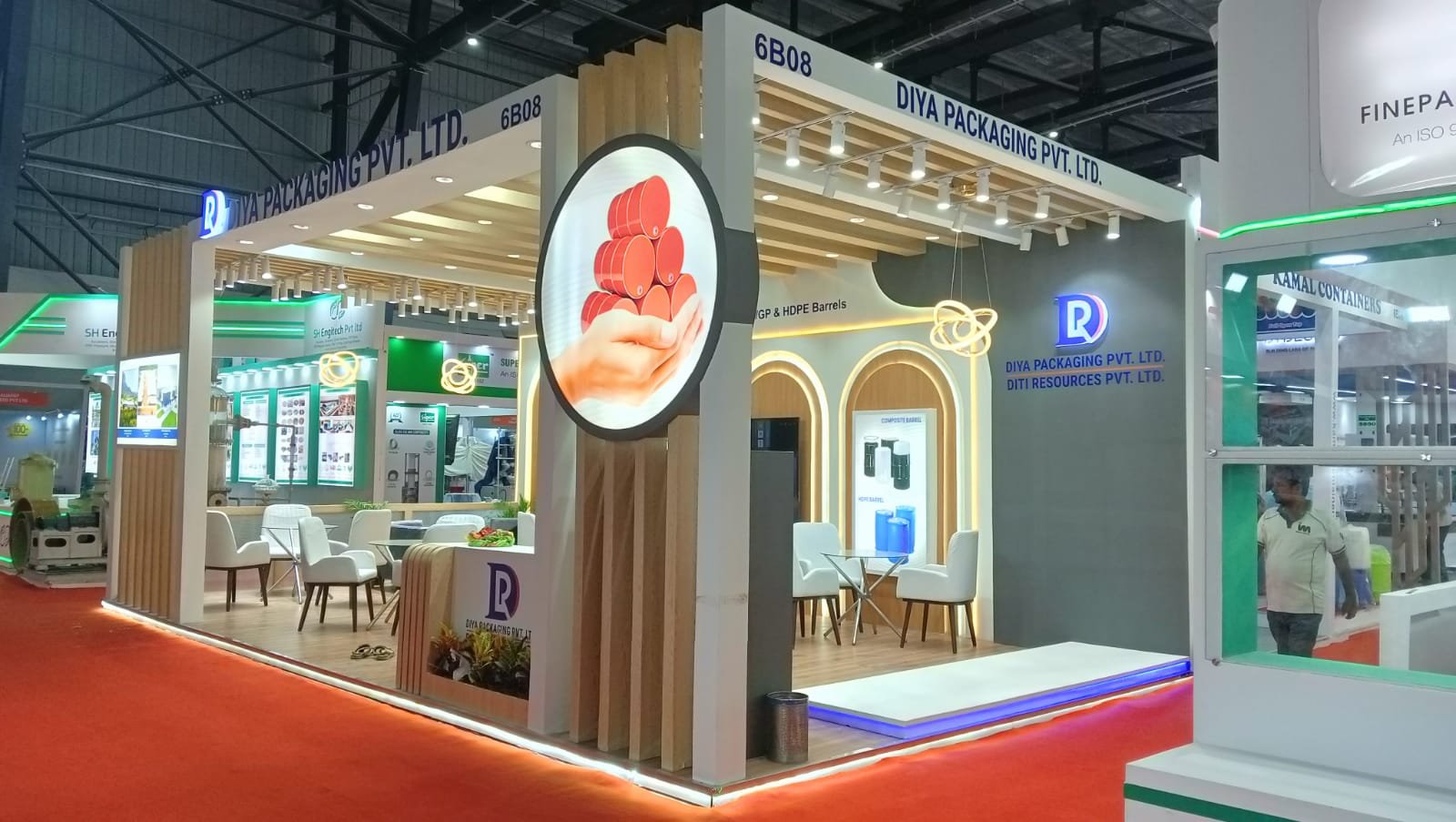 Diya Packaging Exhibition Stall